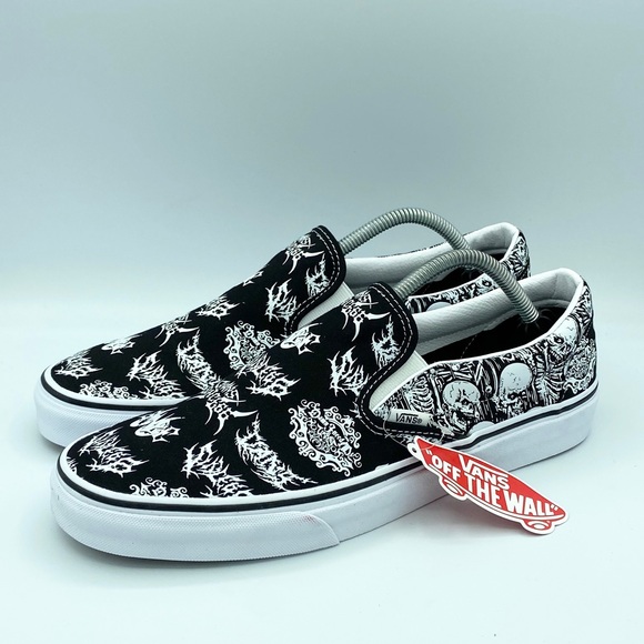 vans slip on forgotten bones